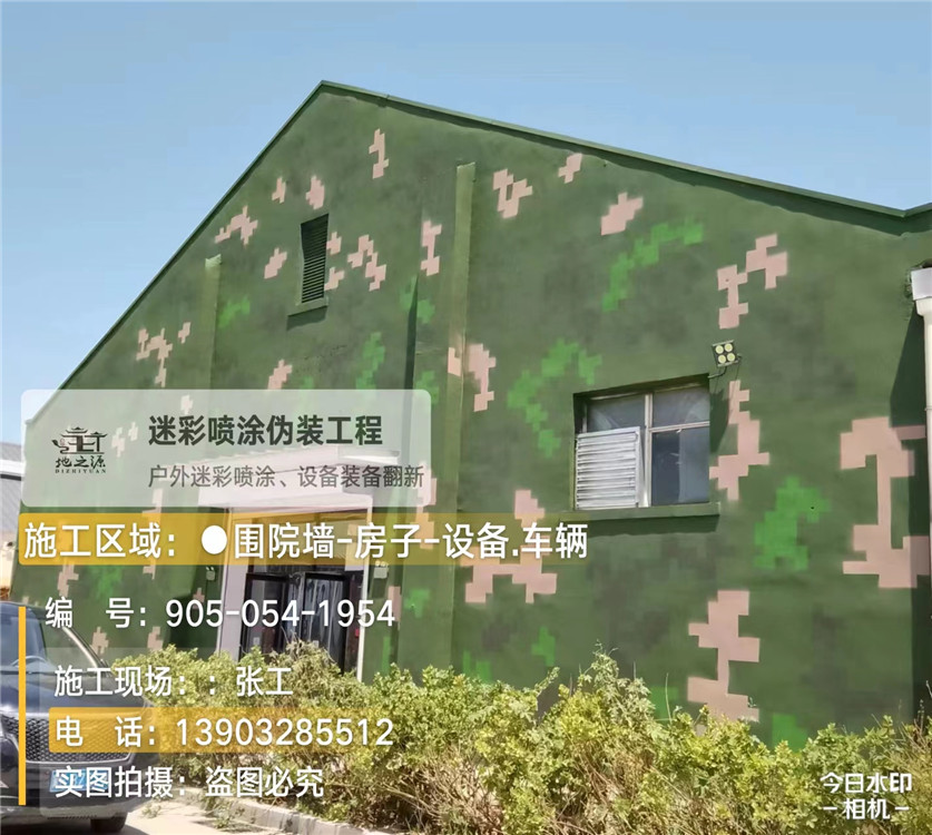 葫芦岛外墙数码迷彩漆施工报价清单（100㎡标准墙面测算）